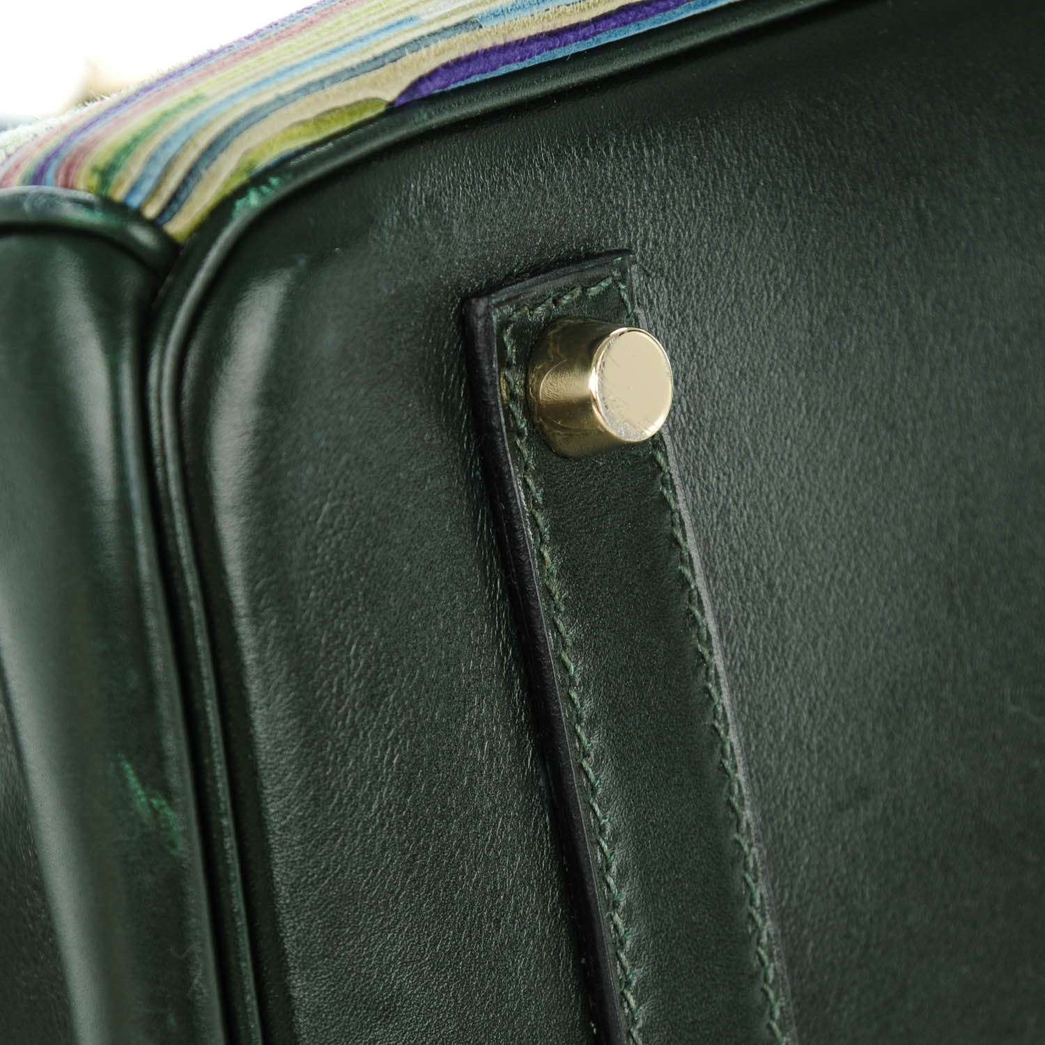 Hermes Box Vibrato Birkin 35 Vert Fonce 11 of 22