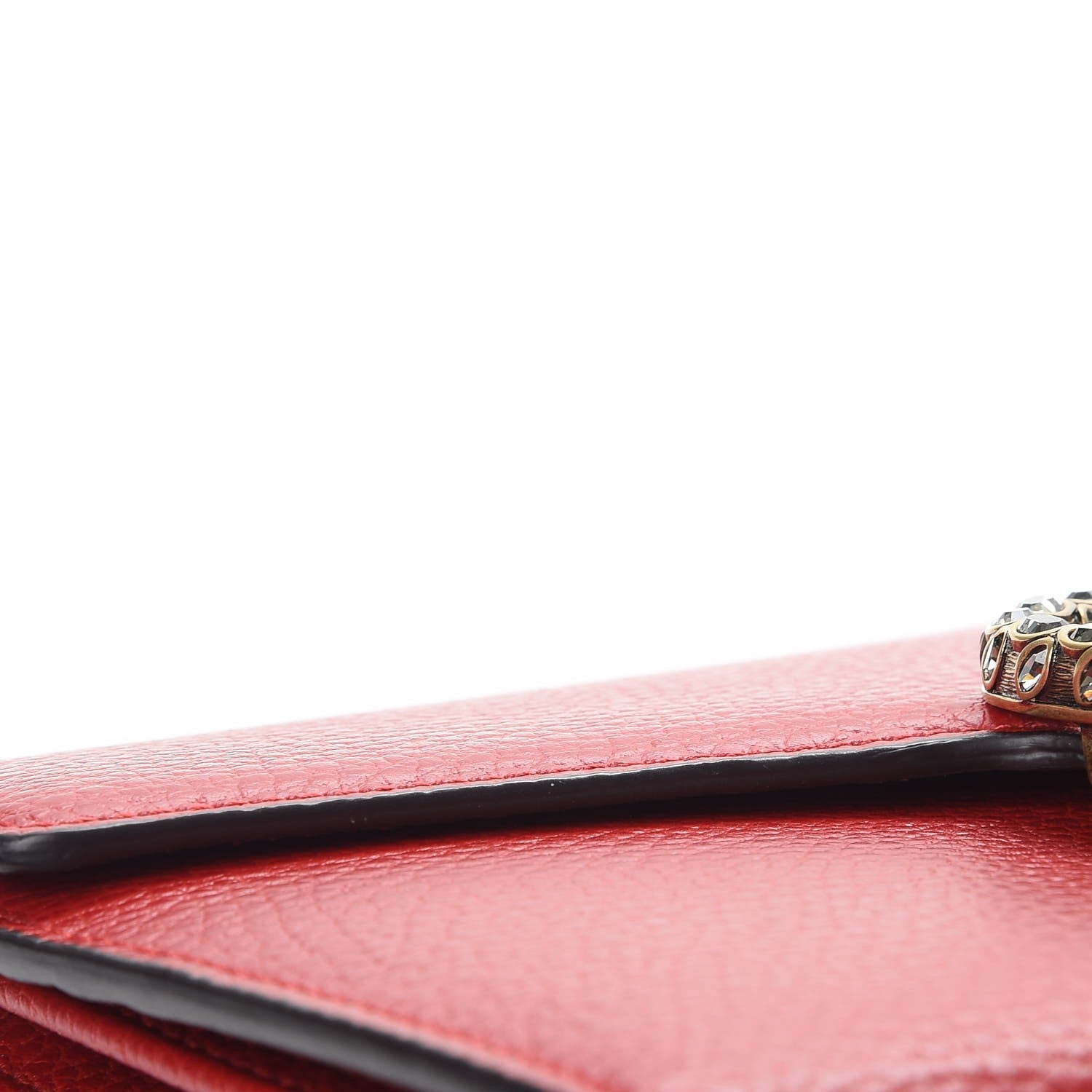 Gucci Calfskin Mini Dionysus Chain Wallet Hibiscus Red 13 of 14