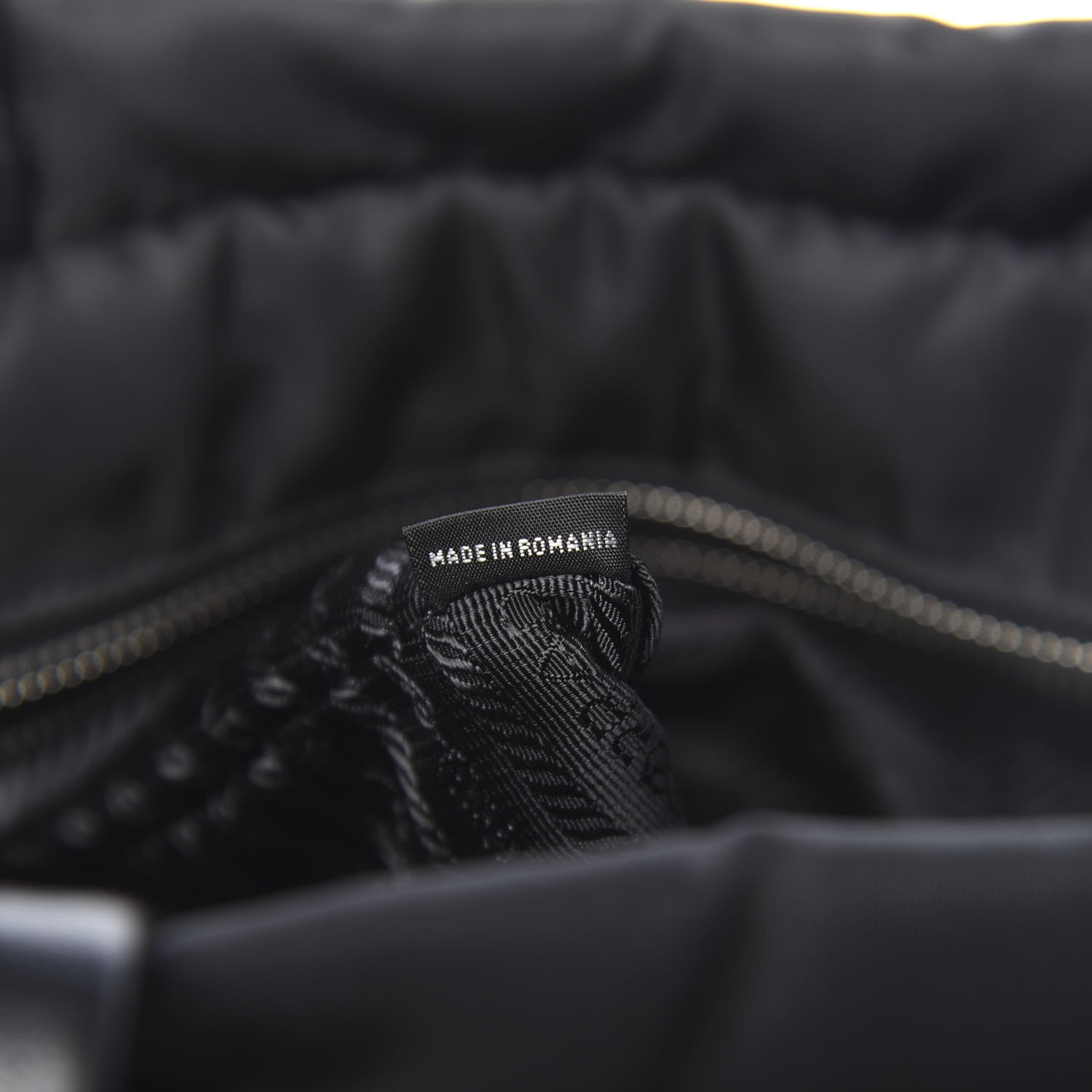 Prada Tessuto Nylon Bomber Tote Black 7 of 10
