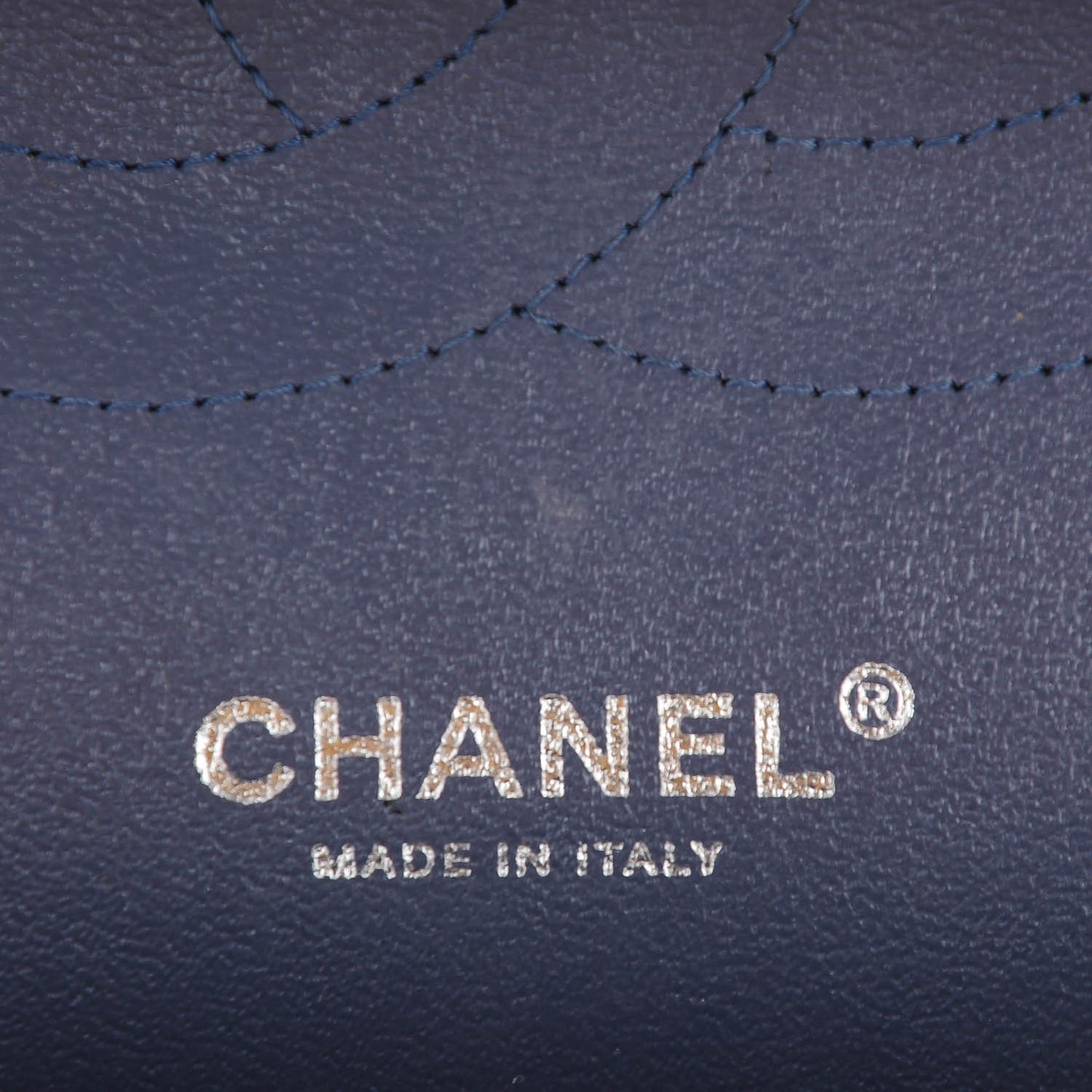 Lambskin Quilted Jumbo Double Flap Blue