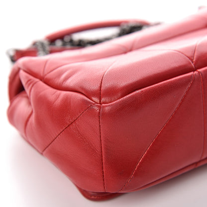 Saint Laurent Lambskin Patchwork Monogram Small Jamie Red 13 of 22