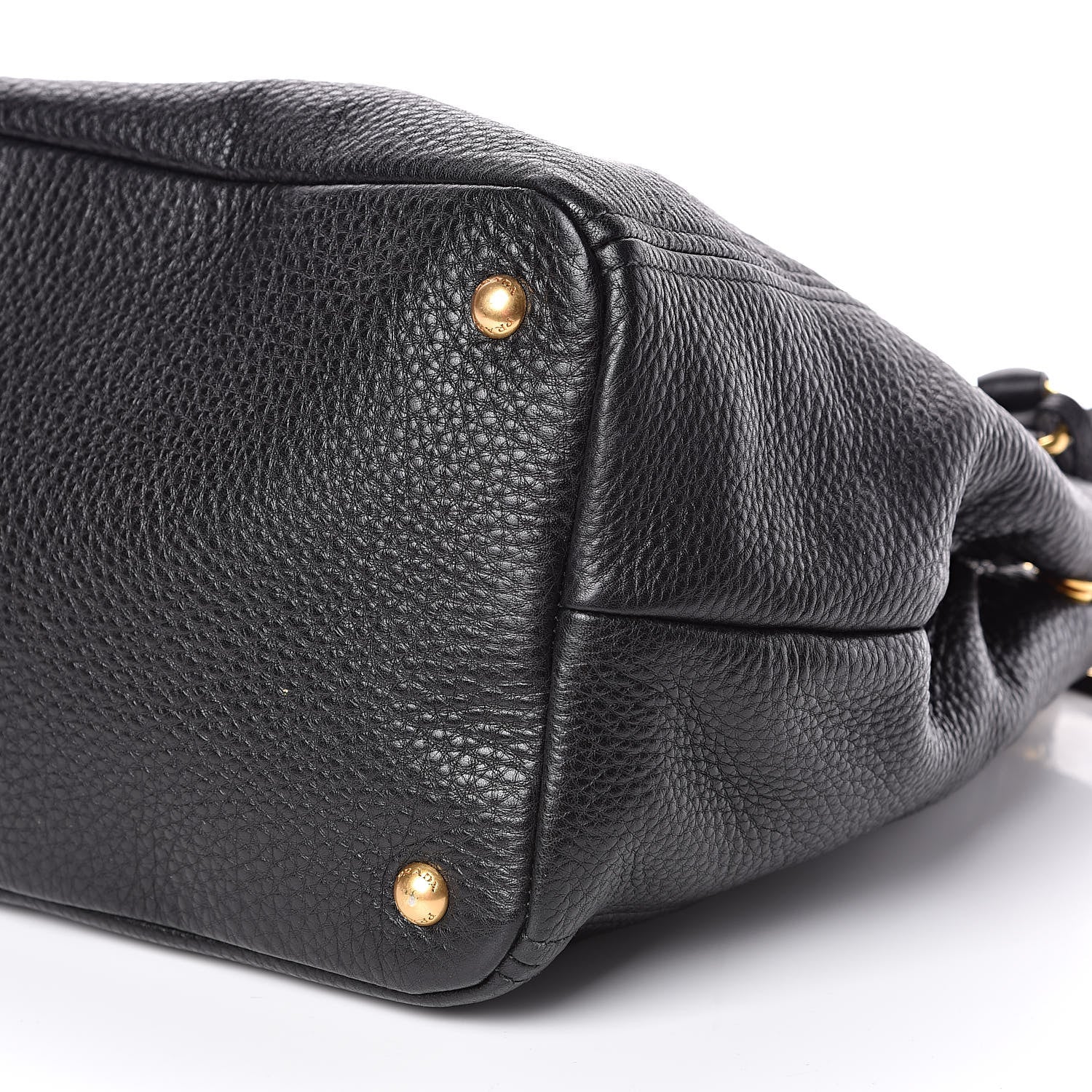 Prada Vitello Daino Shoulder Bag Black 8 of 11