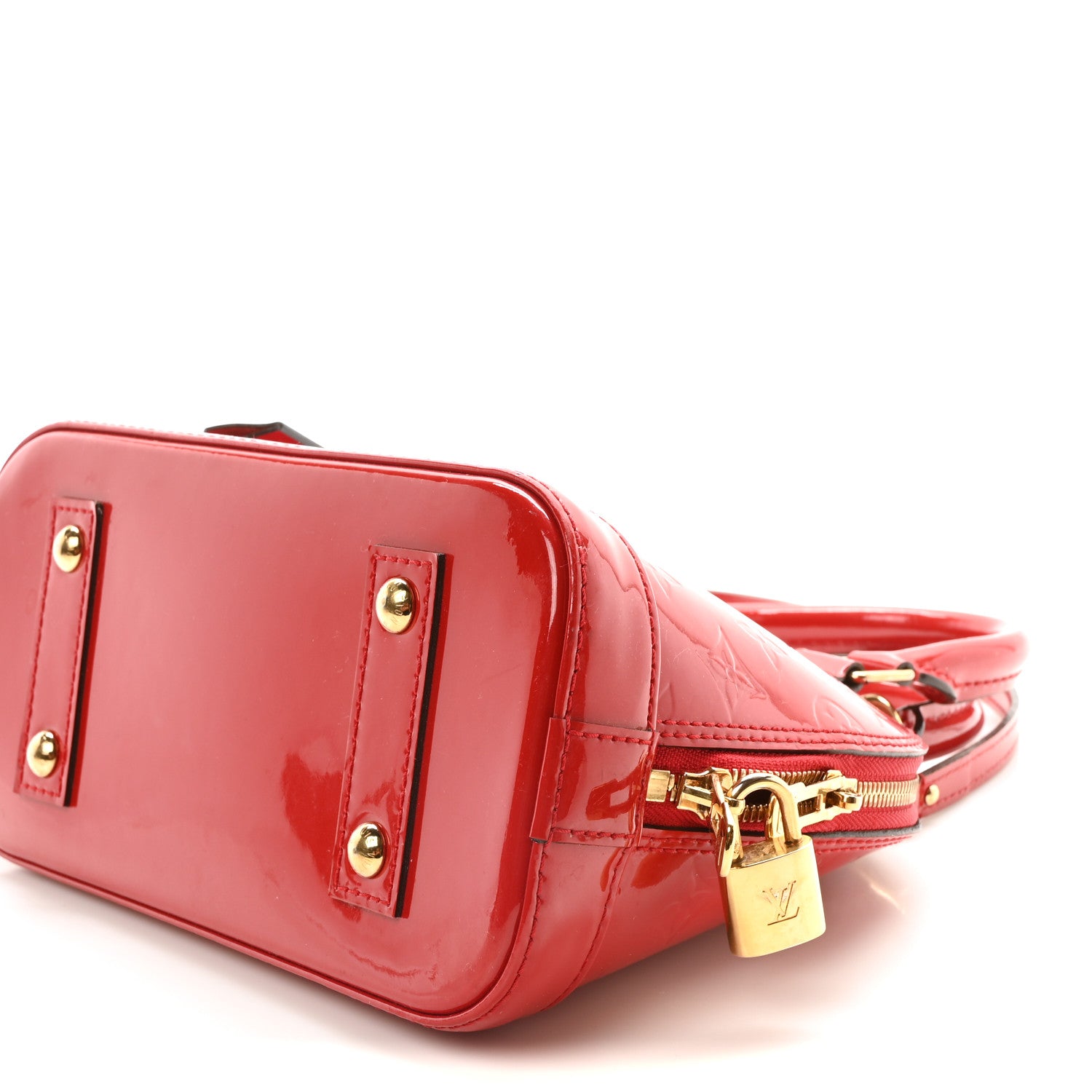 Louis Vuitton Vernis Alma BB Cherry 10 of 11