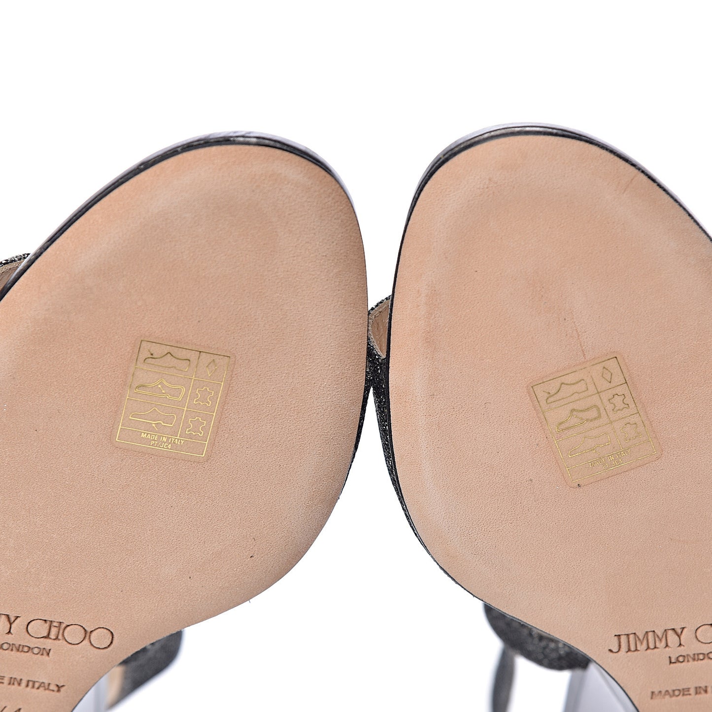 Glitter Fabric Fearne Wedge Sandals 41 Anthracite