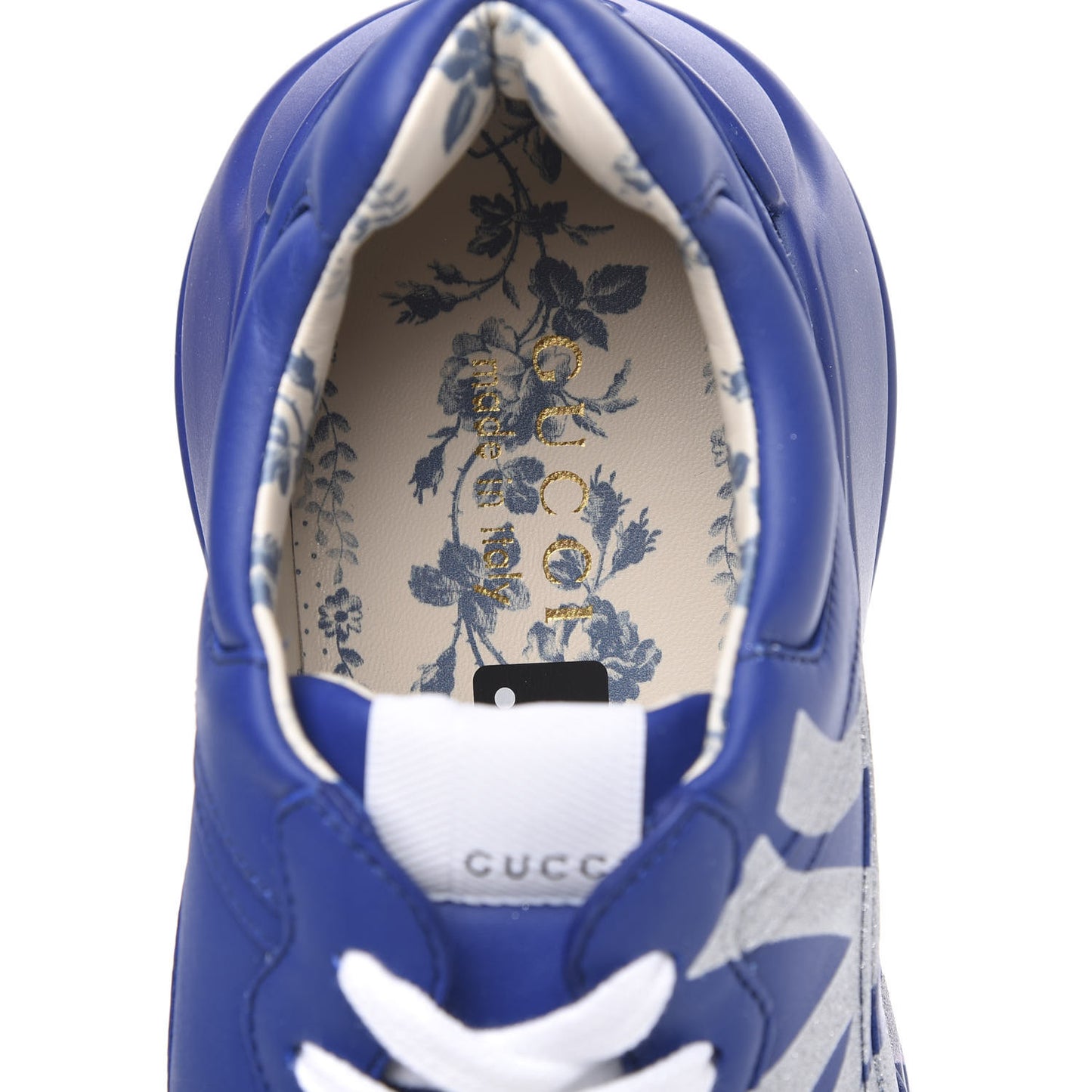 X MLB Calfskin NY Yankees Mens Rhyton Sneakers 9.5 Electric Blue
