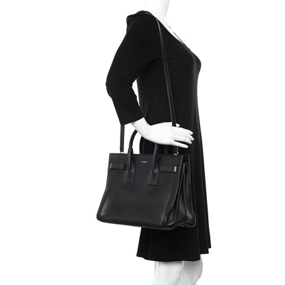 Saint Laurent Calfskin Small Sac De Jour Black 2 of 11