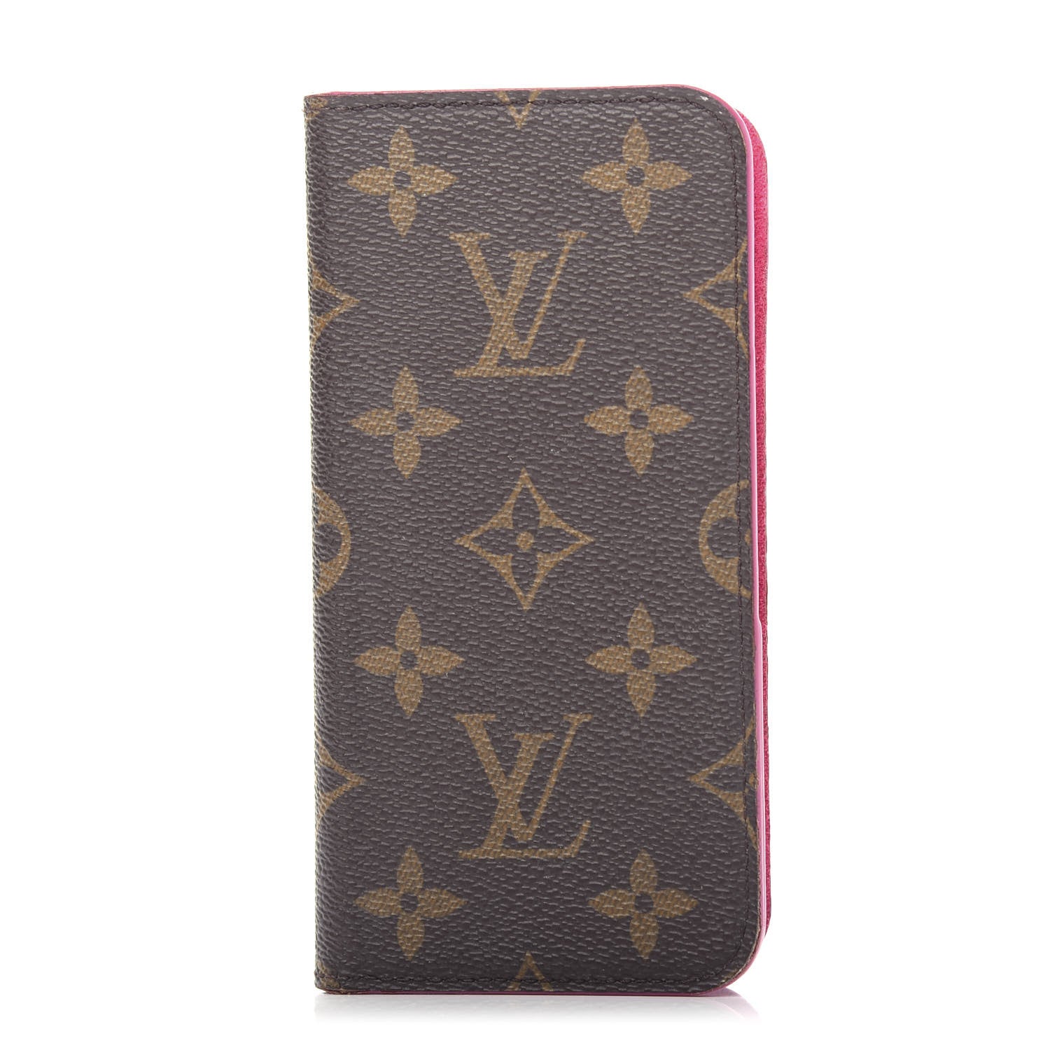 Louis Vuitton Monogram iPhone X Folio Case Rose Pop 1 of 5