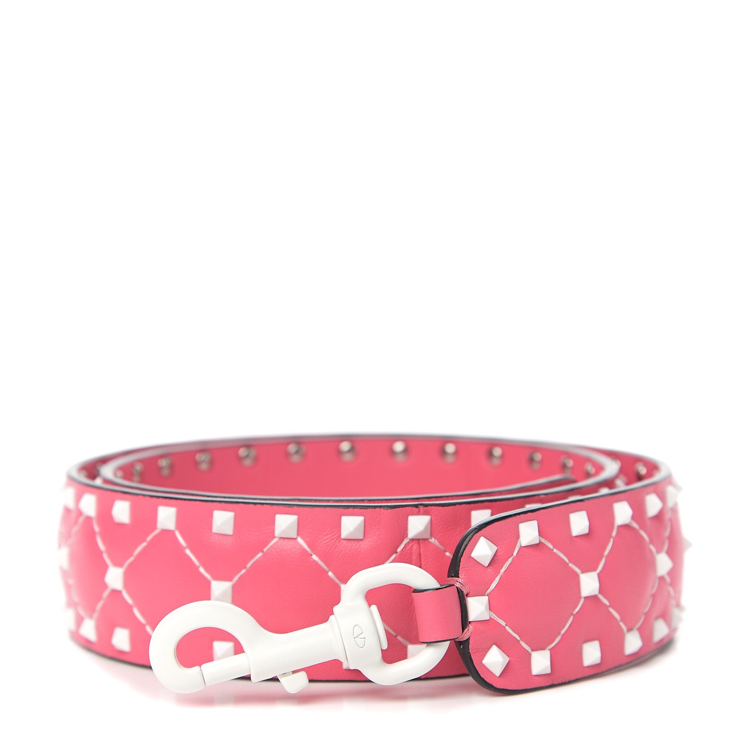 Valentino Garavani Lambskin Free Rockstud Spike Shoulder Strap Shadow Pink 1 of 2
