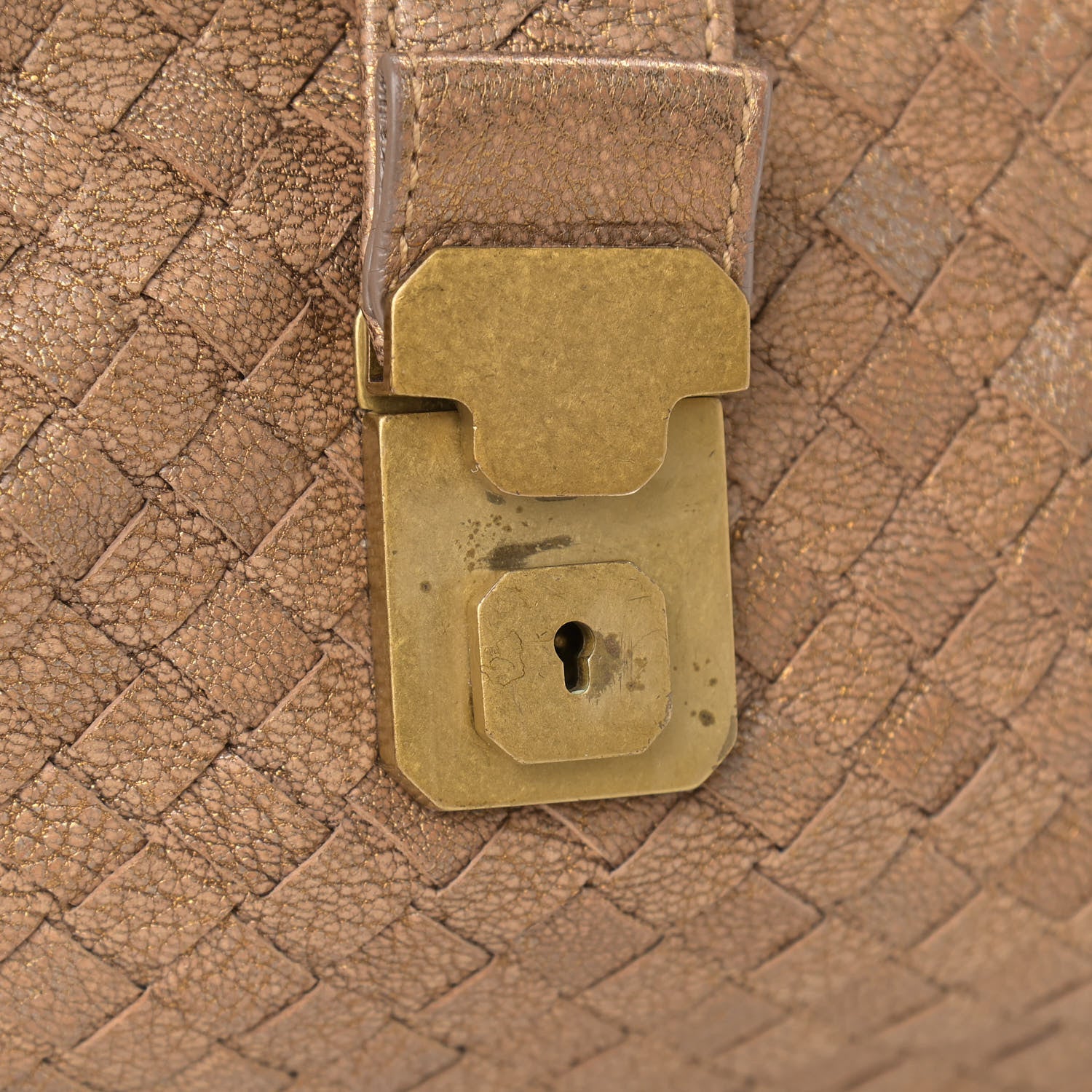 Bottega Veneta Chevre Intrecciato Medium Roma Tote Ottone 10 of 11