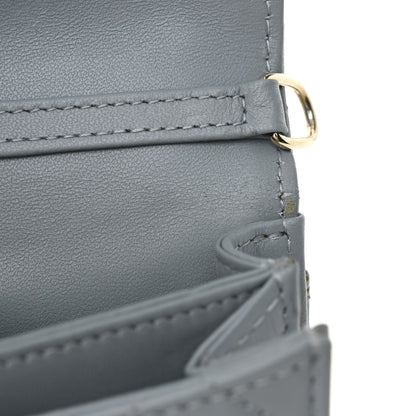 Christian Dior Lambskin Cannage Mini My Dior Top Handle Clutch Cloud Blue 13 of 14