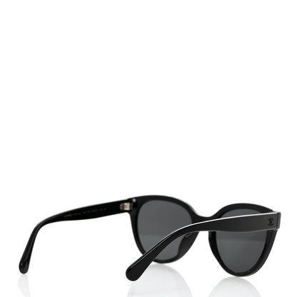 Chanel Acetate CC Butterfly Sunglasses 5414-A Black 4 of 8