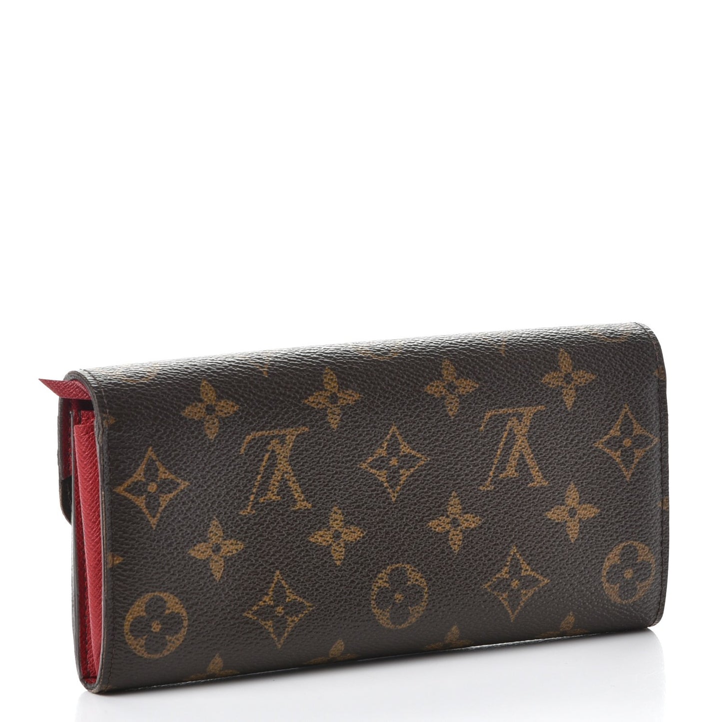 Monogram Emilie Wallet Red