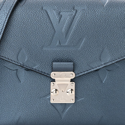 Louis Vuitton Metallic Empreinte Monogram Giant Pochette Metis Navy Nacre 7 of 11
