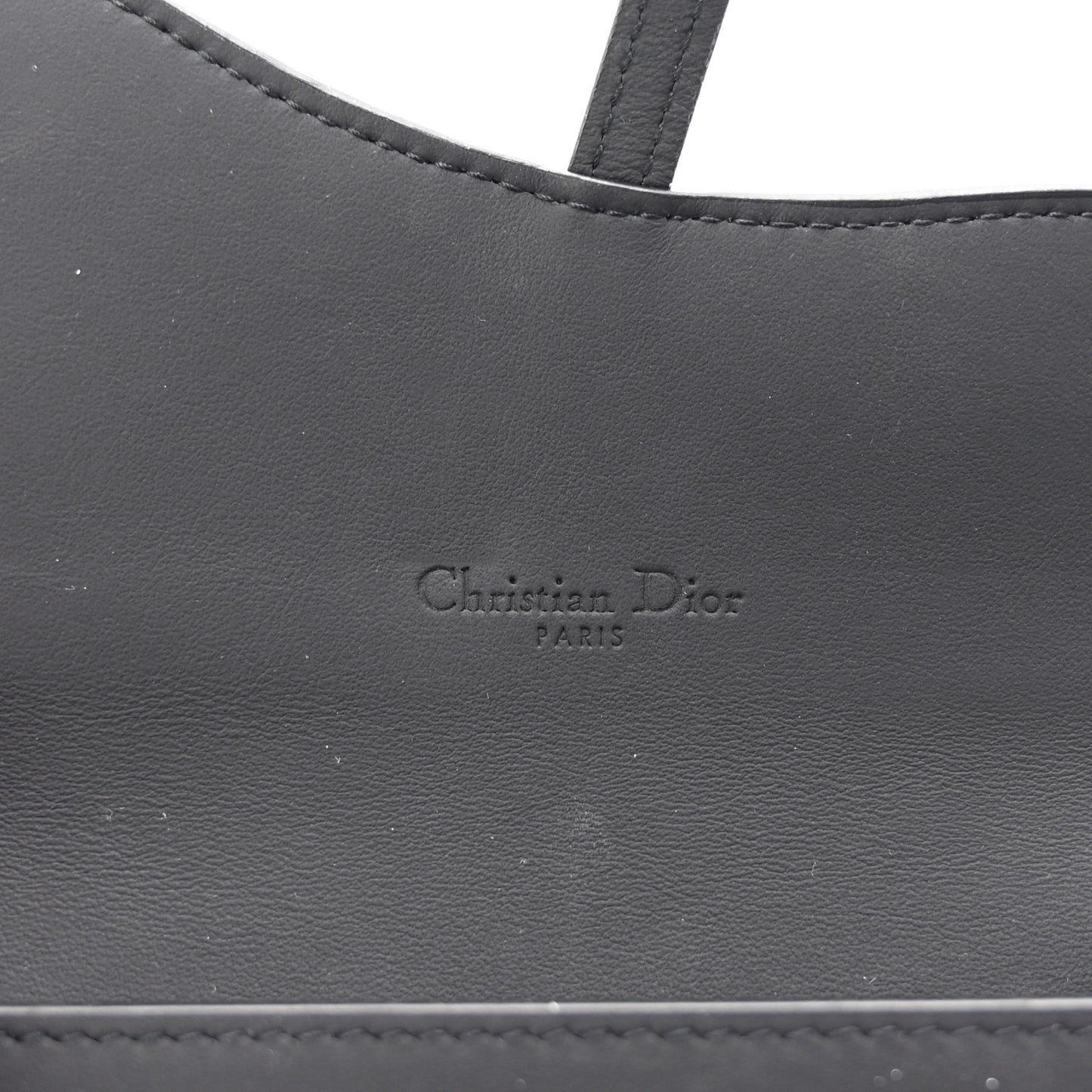 Ultra Matte Calfskin Saddle Chain Wallet Pouch Black