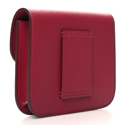Hermes Epsom Constance Slim Wallet Rubis 4 of 11