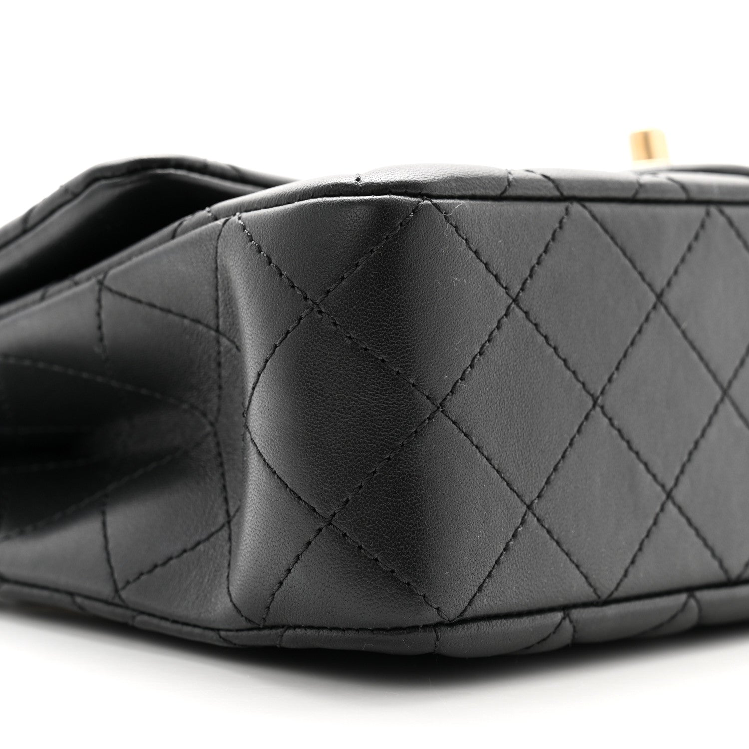 Chanel Lambskin Quilted Small Sweet Camellia Flap Black 9 of 11