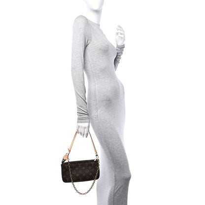 Louis Vuitton Monogram Chain Pochette Accessories 3 of 9