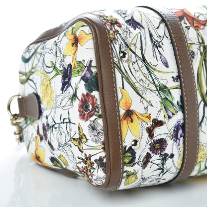 Gucci Canvas Flora Infinity Medium Joy Boston White Multicolor Acero 11 of 13