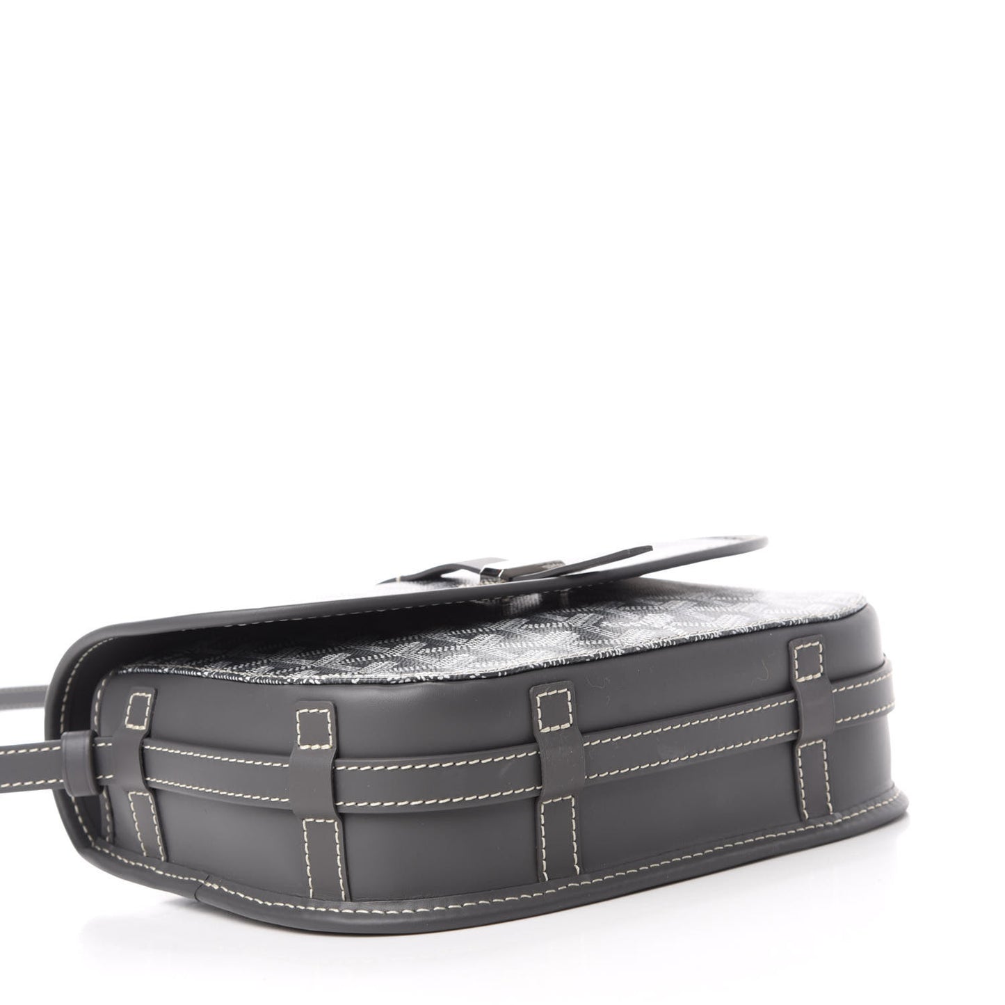Goyardine Belvedere II PM Messenger Bag Gray