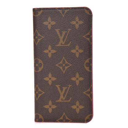 Louis Vuitton Monogram iPhone 7/8 Plus Folio Case Pink 1 of 7