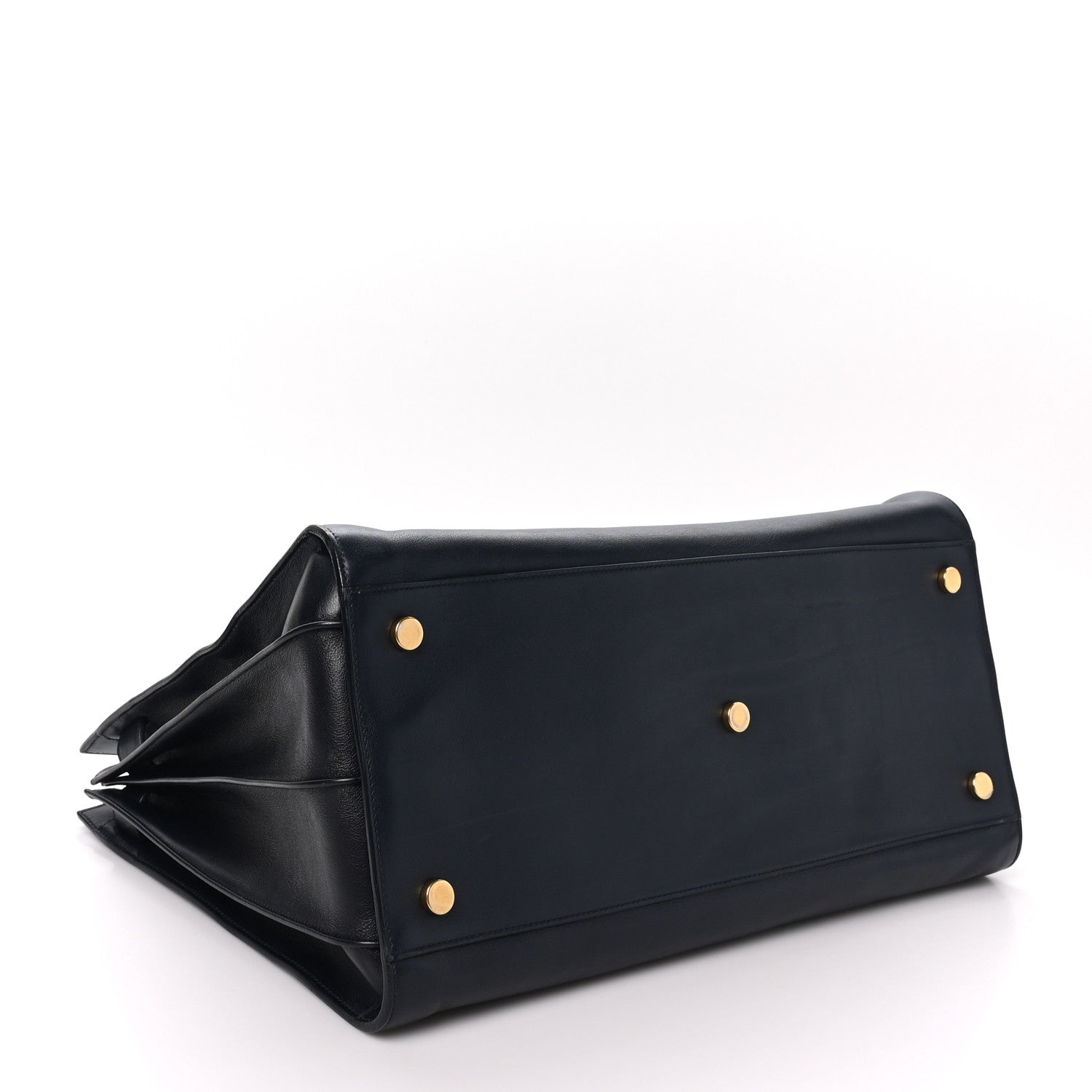 Saint Laurent Calfskin Large Sac de Jour Carryall  Navy Blue 4 of 9