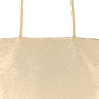 The Row Grained Calfskin Medium Portfolio Tote Ivory 7 of 12