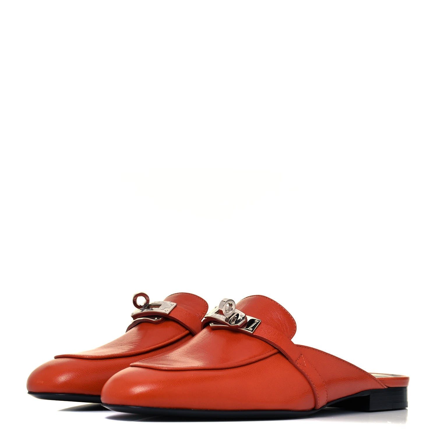Hermes Goatskin Oz Mules 38 3 of 9