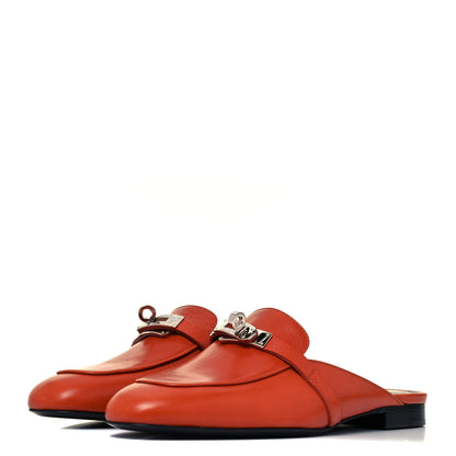 Hermes Goatskin Oz Mules 38 3 of 9