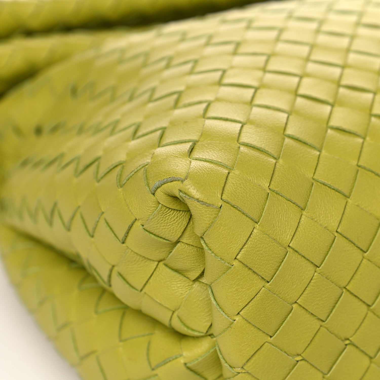 Bottega Veneta Nappa Intrecciato The Fold Crossbody Kiwi 5 of 9
