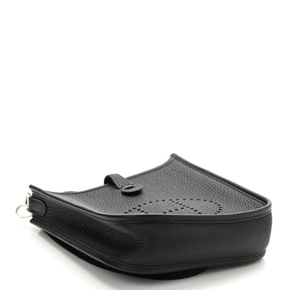 Hermes Taurillon Clemence Evelyne TPM Black 4 of 11