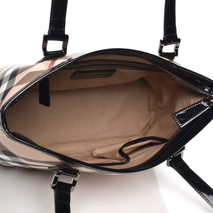 Burberry Supernova Check Regent Tote Black 6 of 10