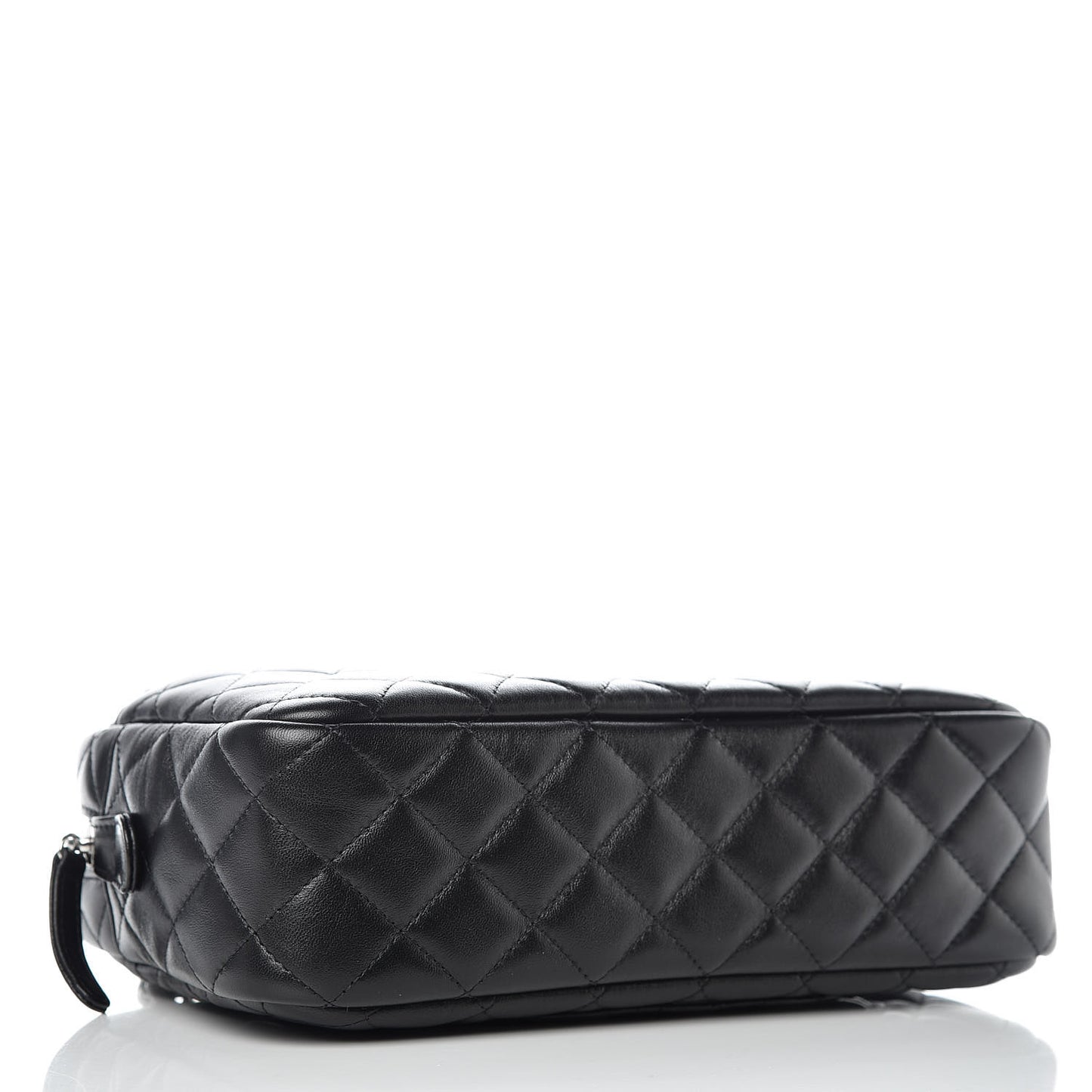 Lambskin Quilted Camera Case Black
