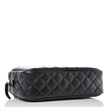 Chanel Lambskin Quilted Camera Case Black 4 of 10