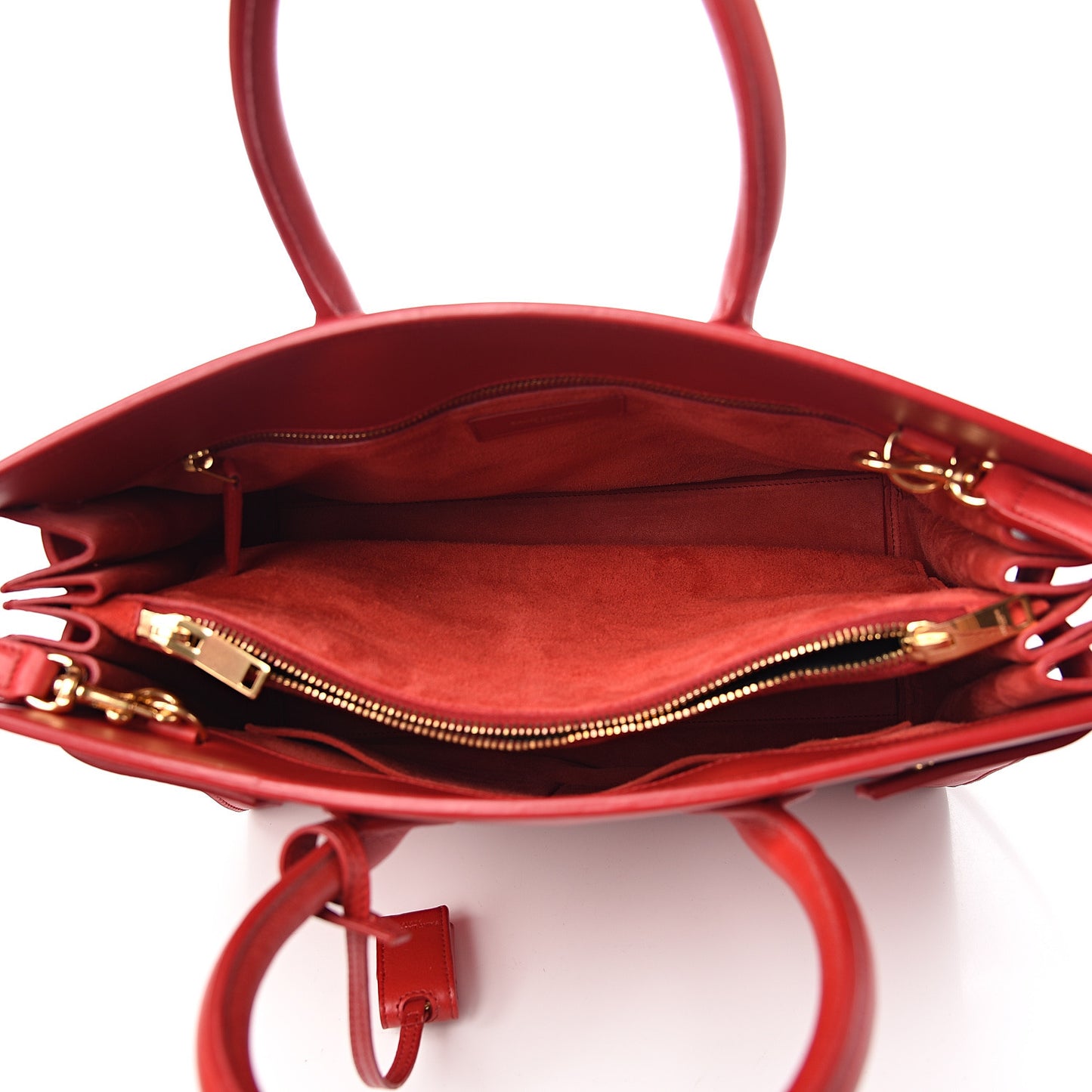 Calfskin Small Sac De Jour Lipstick Red