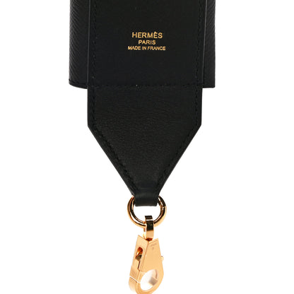 Hermes Swift Epsom Pocket Kelly Shoulder Strap Black 4 of 6