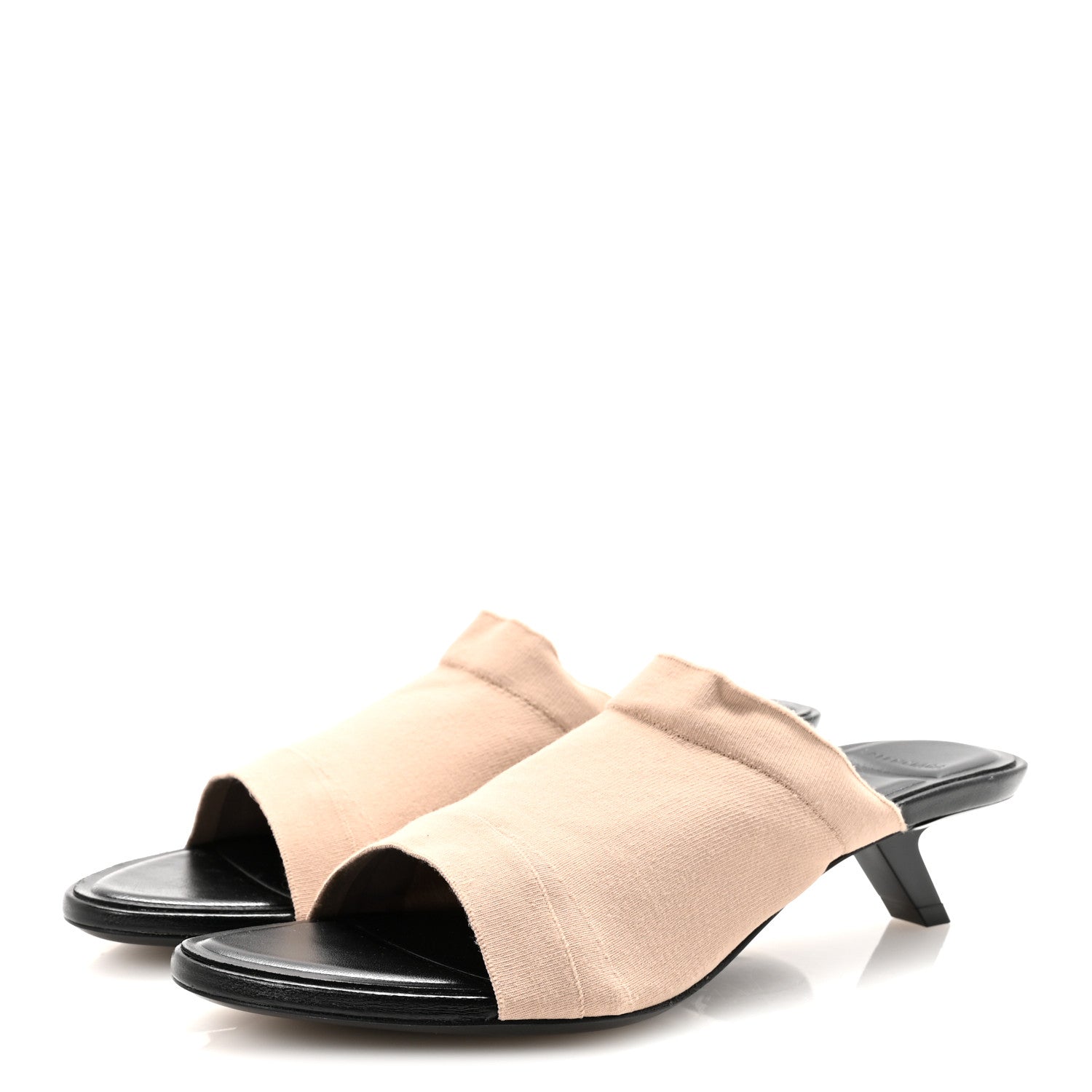 Balenciaga Stretch Knit Mule Sandal 37 Beige 4 of 8