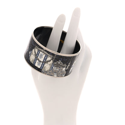 Hermes Enamel Printed Cachemire de Tamara Extra Wide Bracelet 70 2 of 4