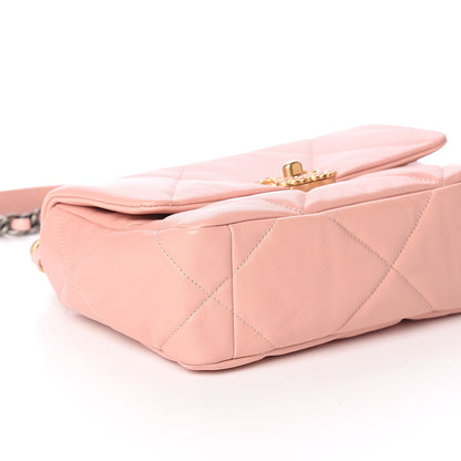 Chanel Goatskin Quilted Medium 19 Flap Light Pink 7 of 8