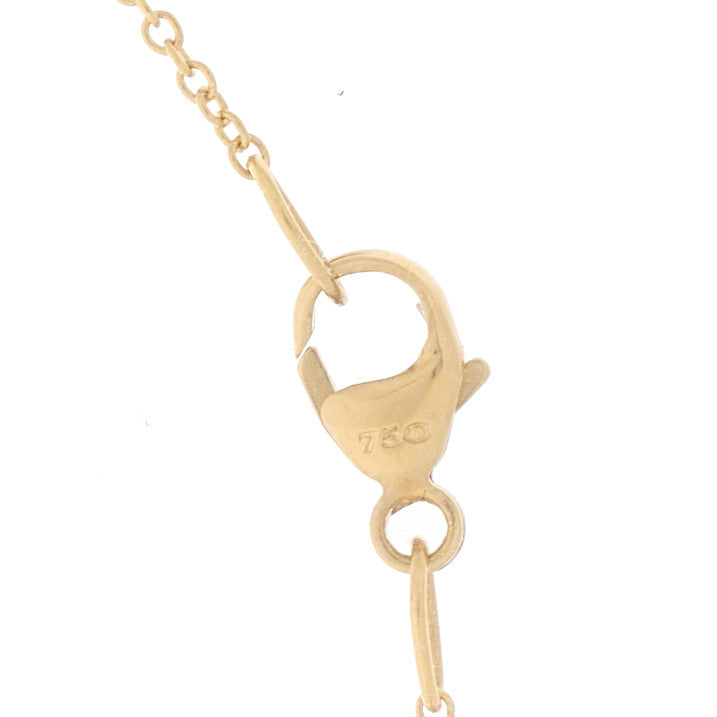 David Yurman 18K Yellow Gold Diamond Cable Collectibles Interlocking Heart Pendant Necklace 4 of 6