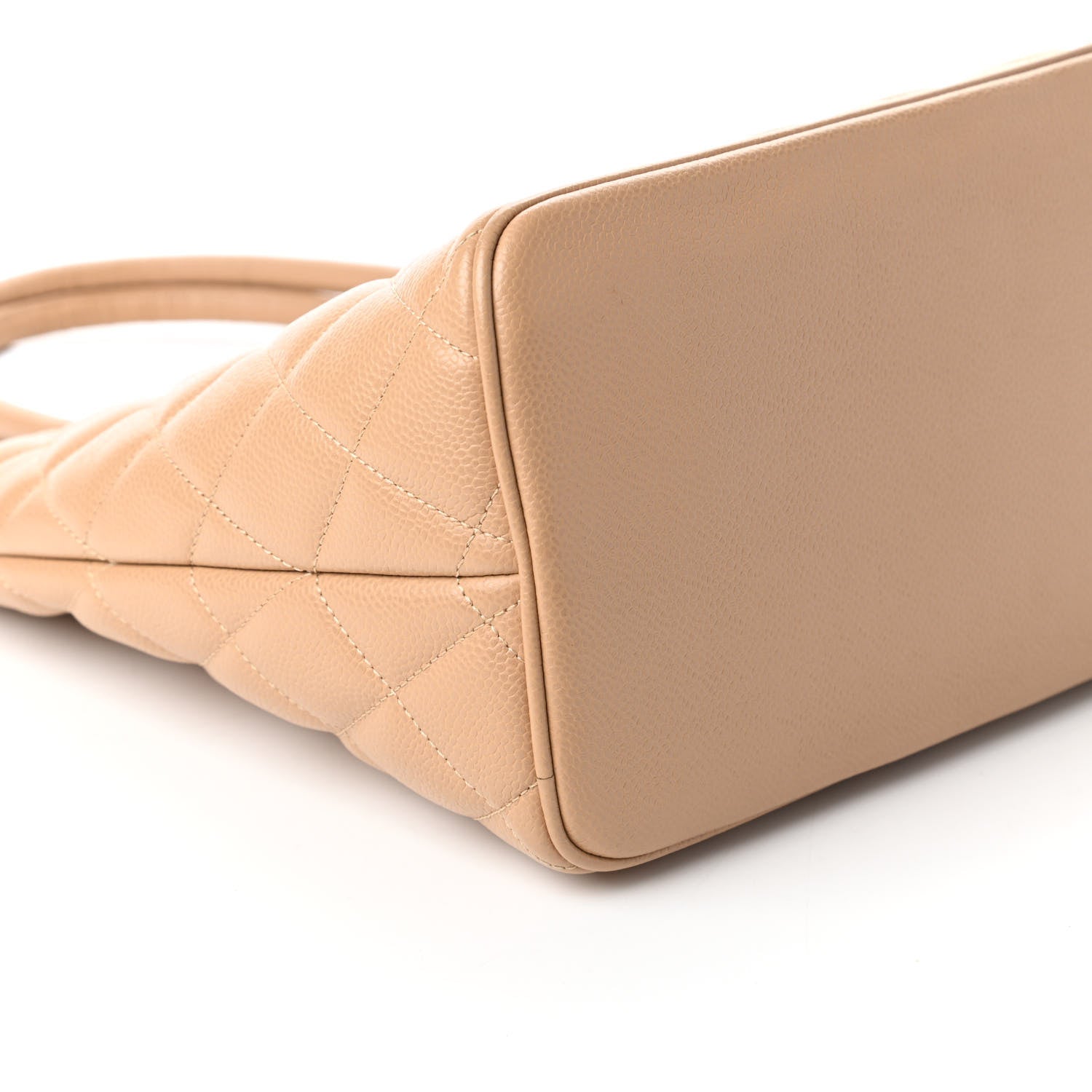 Chanel Caviar Quilted Medallion Tote Beige 6 of 10