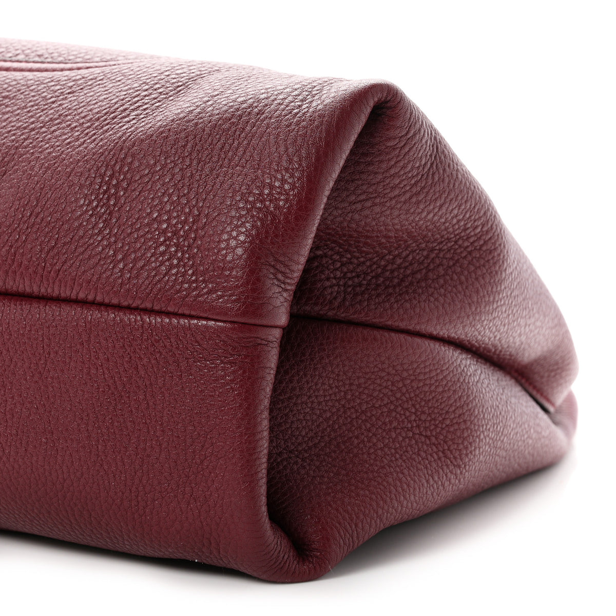 Gucci Grained Calfskin Softbit Maxi Shoulder Bag Rosso Ancora Red 11 of 11