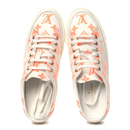 Louis Vuitton Technical Fabric Monogram Stellar Open Back Sneakers 38.5 Orange 2 of 8