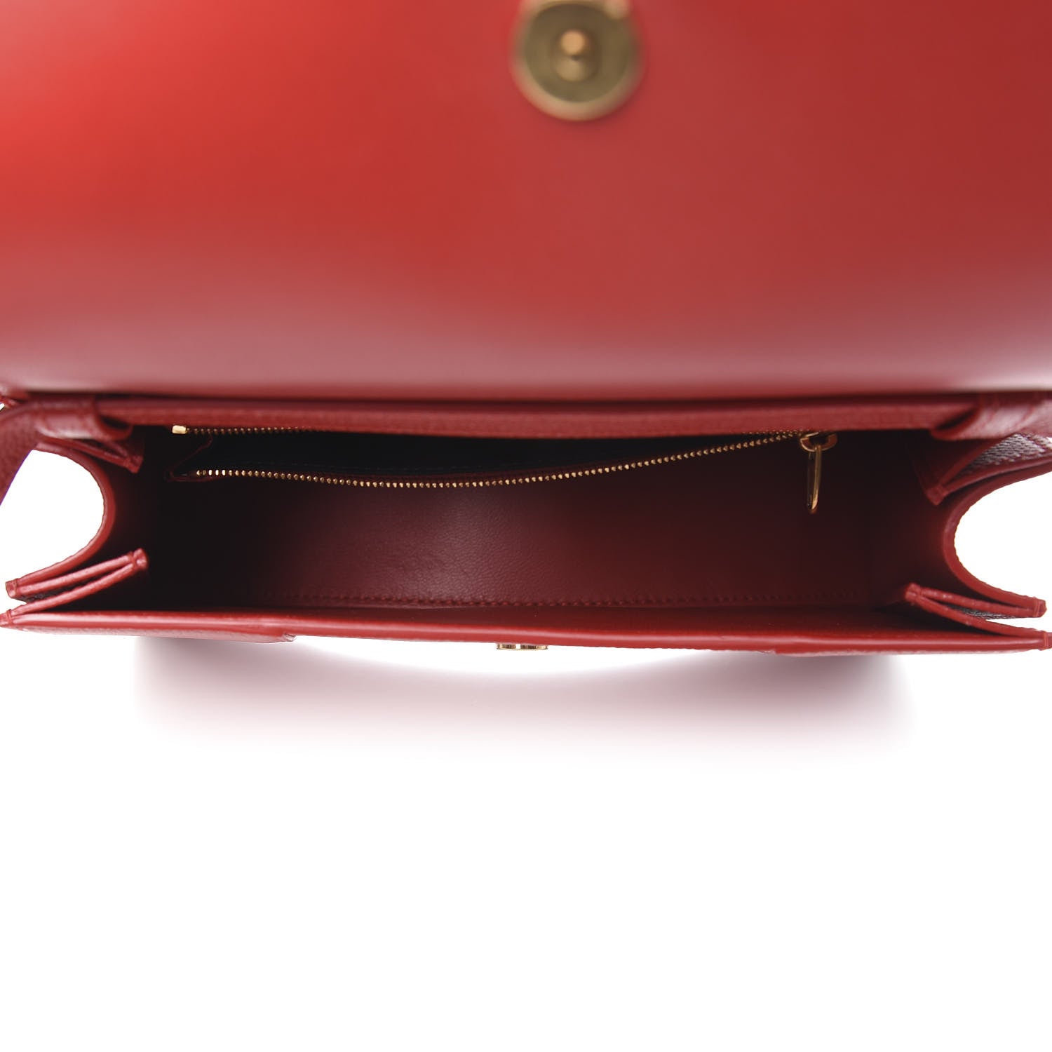 Balenciaga Grained Calfskin Small Hourglass Sling Shoulder Bag Dark Red 5 of 9