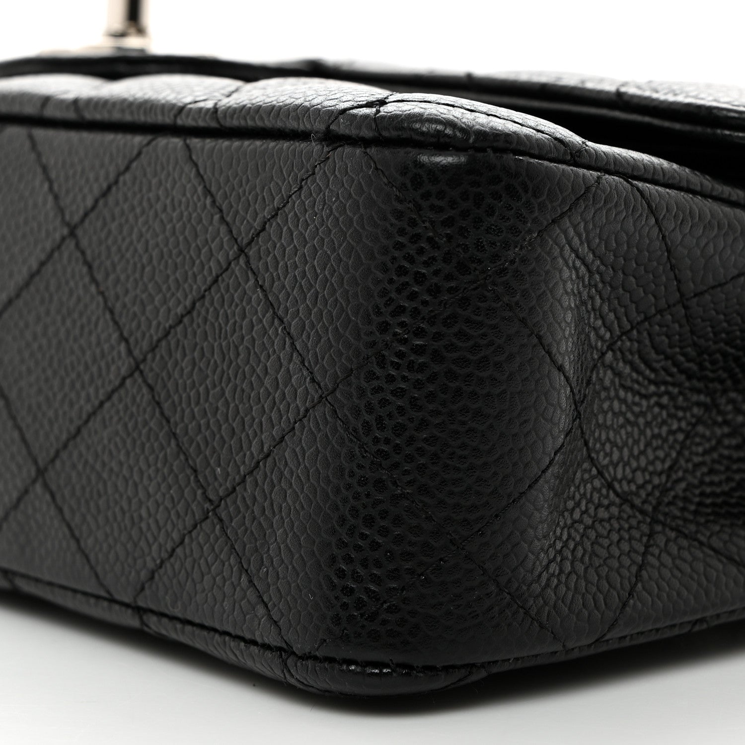 Chanel Caviar Quilted Medium Double Flap Black 10 of 12
