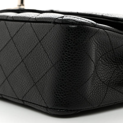 Chanel Caviar Quilted Medium Double Flap Black 10 of 12