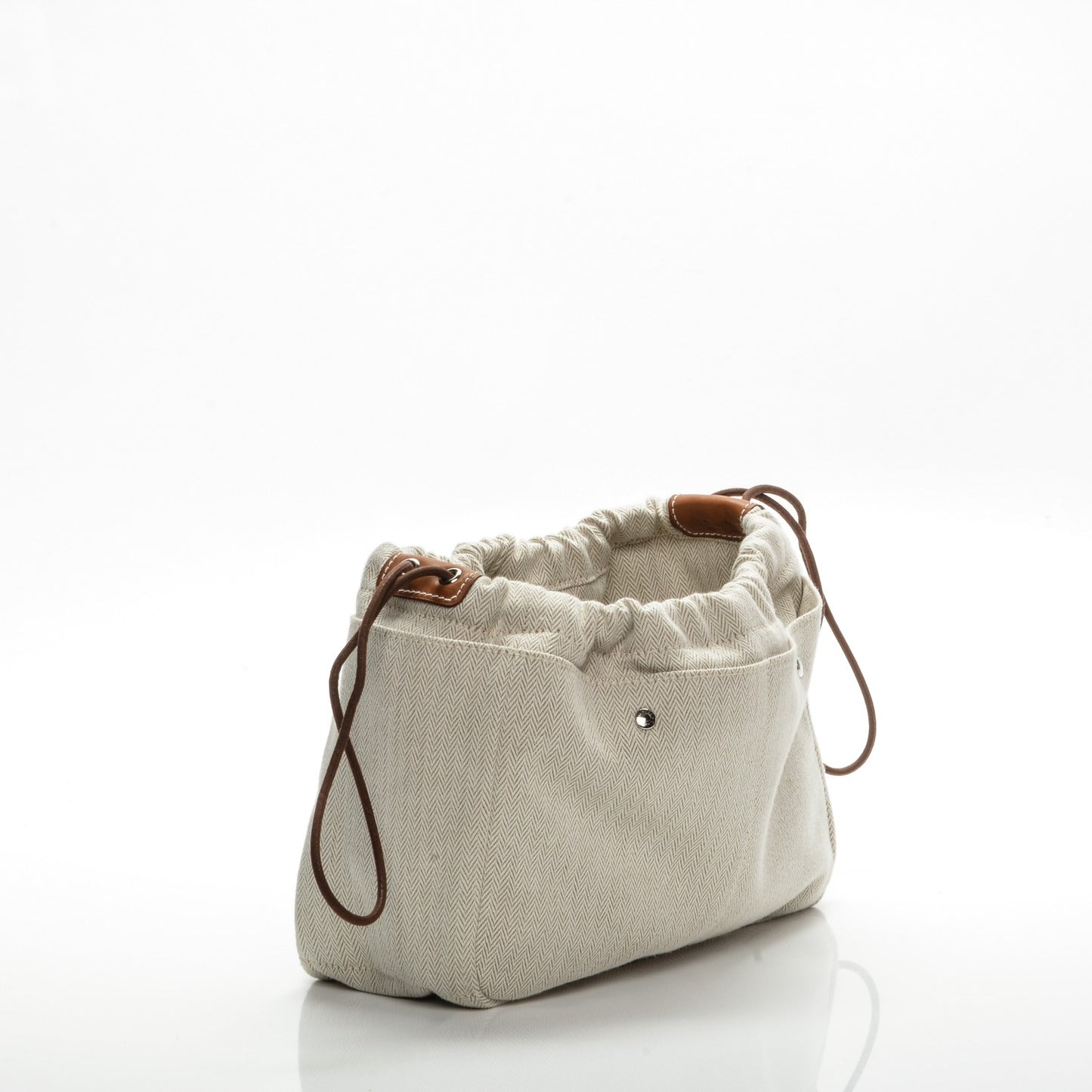 Canvas Barenia Fourbi 25 MM Pouch Naturel Fauve