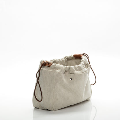 Hermes Canvas Barenia Fourbi 25 MM Pouch Naturel Fauve 3 of 9
