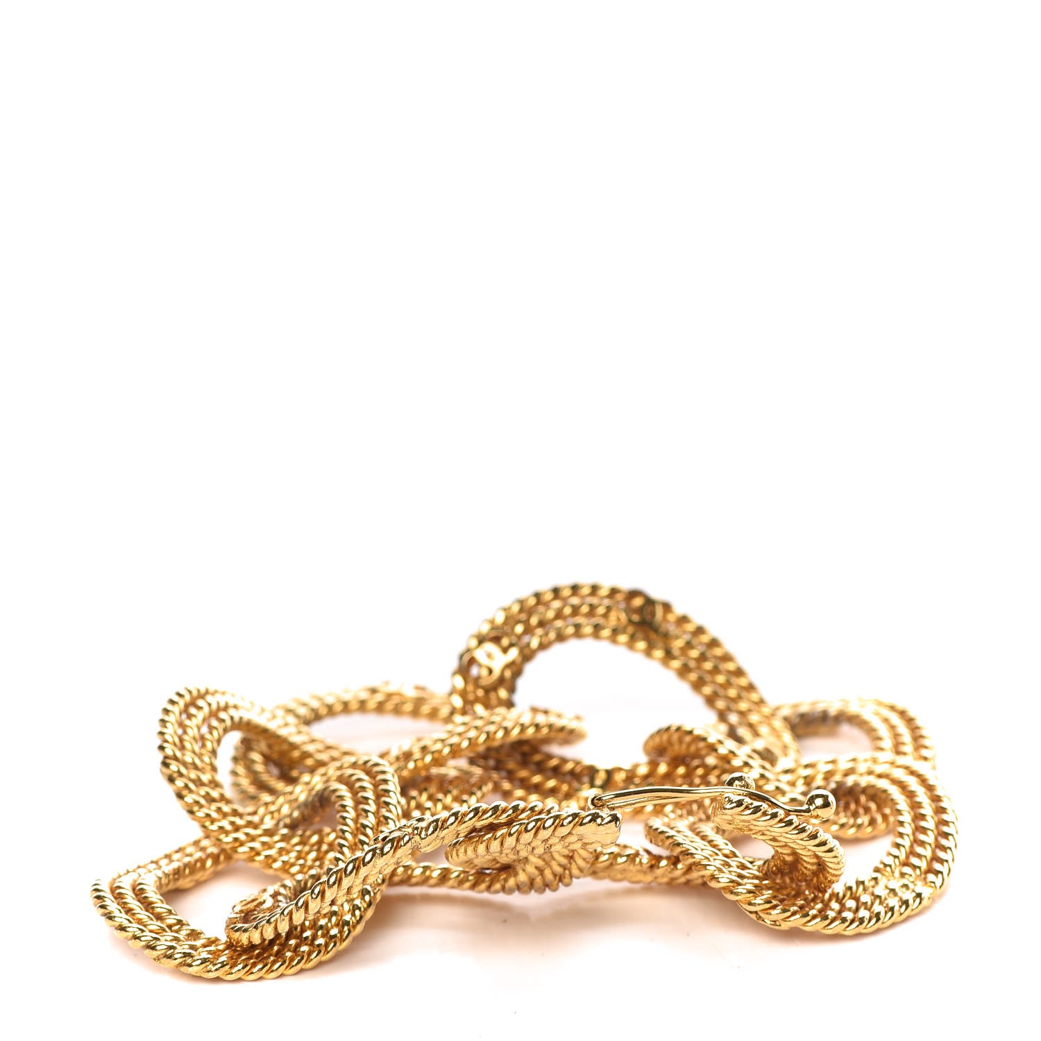 Chanel Rope CC Link Bracelet Gold 3 of 5