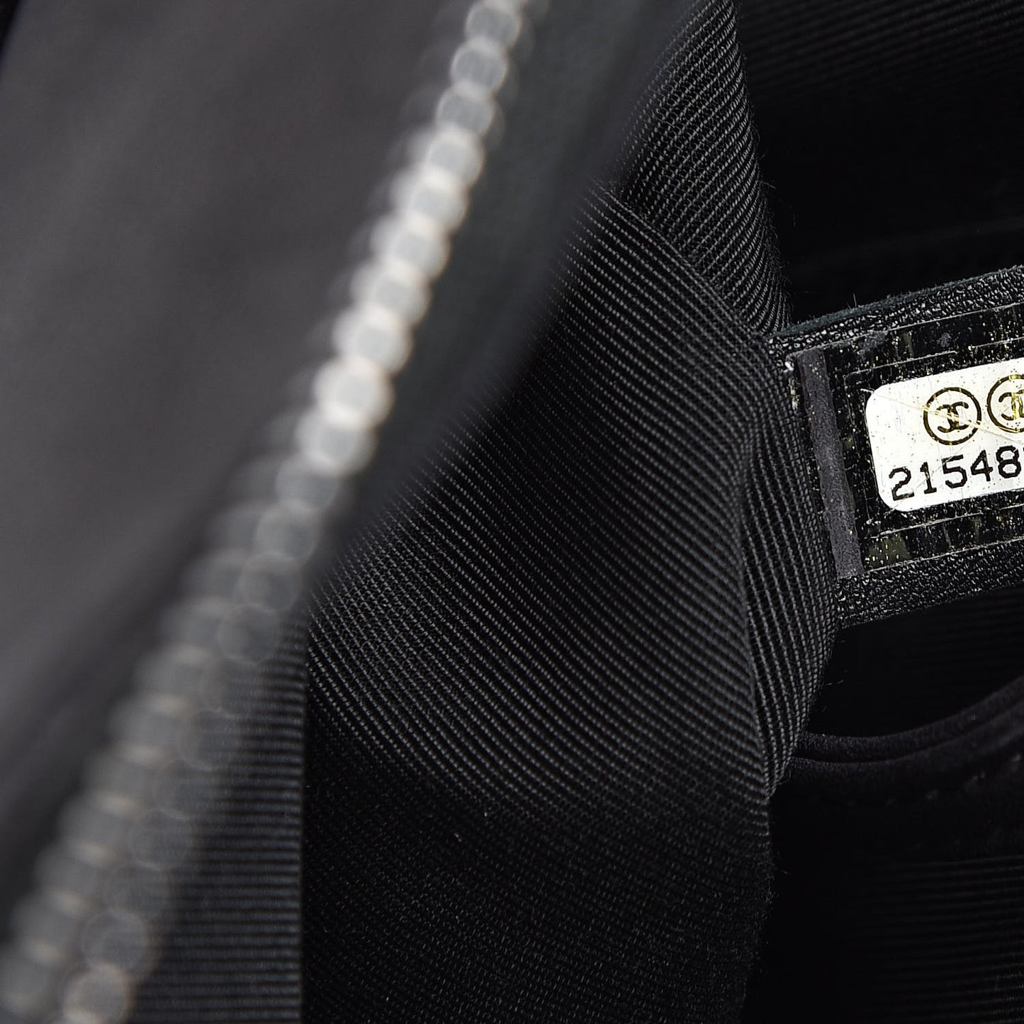 Lambskin Quilted Drawstring Backpack Black
