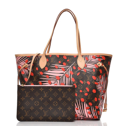 Louis Vuitton Monogram Jungle Dots Neo Neverfull MM Sugar Pink Poppy 3 of 8